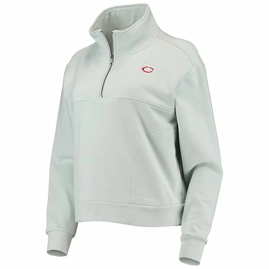 Wholesale 😀 Unbranded 👩 Women's The Wild Collective Light Blue Minnesota Twins Two-Hit Quarter-Zip Pullover Top 😉 - Image 3