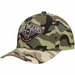 Budget 😀 Unbranded Men's Mitchell & Ness Camo New Orleans Pelicans Woodland Desert Snapback Hat 🥰
