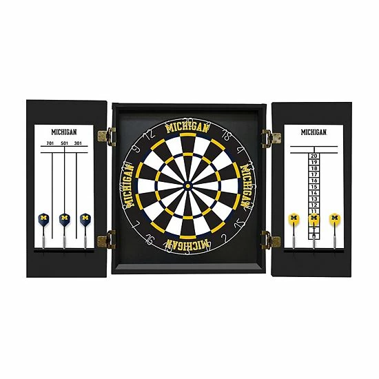 Hot Sale ๐ฅฐ Unbranded Michigan Wolverines Fan's Choice Dartboard Set ๐