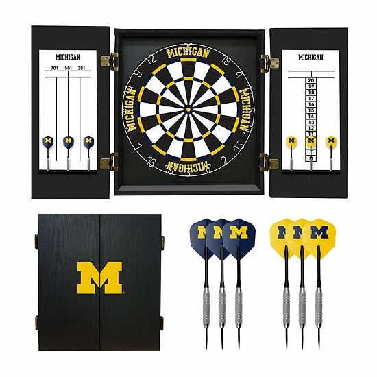 Hot Sale ๐ฅฐ Unbranded Michigan Wolverines Fan's Choice Dartboard Set ๐ - Image 9