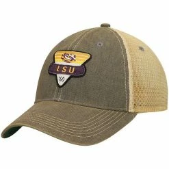 Cheap ✨ Unbranded Men's Gray LSU Tigers Legacy Point Old Favorite Trucker Snapback Hat 💯