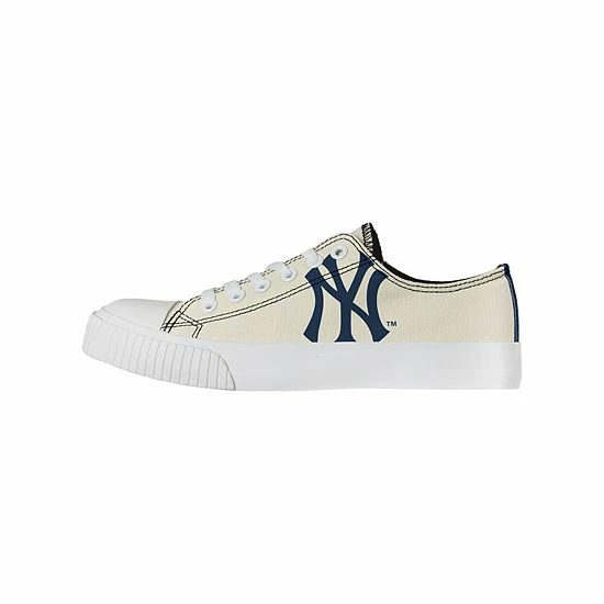 Best Sale โ Unbranded ๐ฉ Women's FOCO Cream New York Yankees Low Top Canvas ๐ Shoes ๐