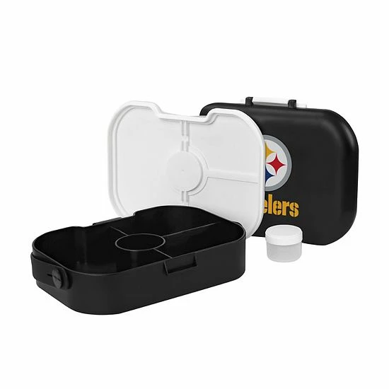 Cheap 👍 Unbranded FOCO Pittsburgh Steelers Hard Shell Compartment Lunch Box 🎉 - Image 3