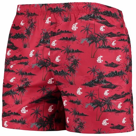 Best deal ๐ฅ Unbranded Men's FOCO Crimson Washington State Cougars Island Palm Swim Trunks ๐ - Image 3