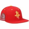 Cheapest ✔️ Unbranded Men's Mitchell & Ness Red Houston Rockets 40th Anniversary Color Flip Snapback Hat 😀