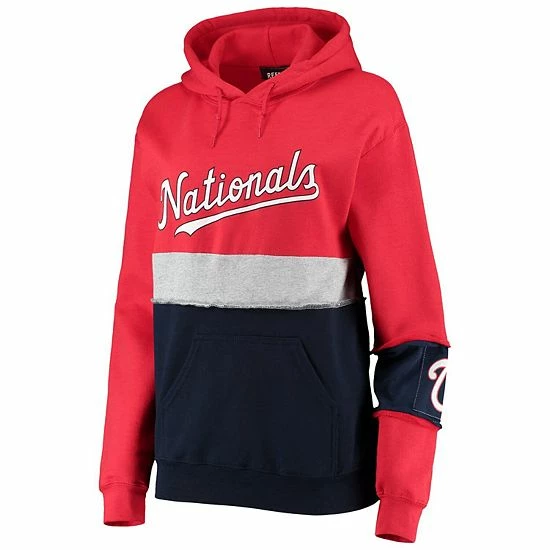 Cheapest 😉 Unbranded 👩 Women's Refried Apparel Red Washington Nationals Pullover Hoodie 🤩 - Image 3
