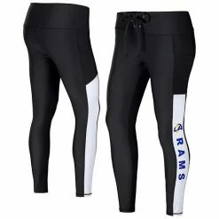 Promo 🎁 Unbranded 👩 Women's WEAR By Erin Andrews Black Los Angeles Rams Leggings 😉