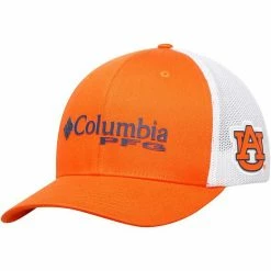 Promo ✨ Unbranded Men's Columbia Orange Auburn Tigers Collegiate PFG Flex Hat 🔥