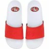 New 👏 Unbranded 👩 Women's FOCO San Francisco 49ers Script Wordmark Slide 🩴 Sandals 🛒