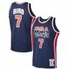 New ⌛ Unbranded Men's Mitchell & Ness Larry Bird Navy USA 🏀 Basketball Home 1992 Dream Team Authentic Jersey 💯