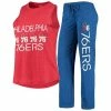 Promo 🌟 Unbranded 👩 Women's Concepts Sport Royal/Red Philadelphia 76ers Tank Top & Pants Sleep Set 😉