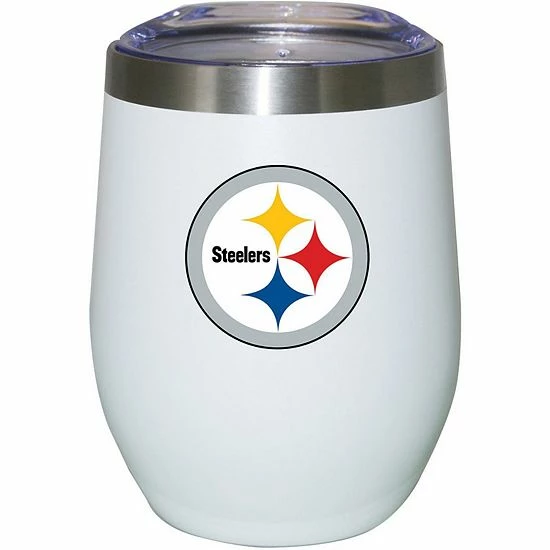 Cheap 🥰 Unbranded Pittsburgh Steelers 12oz. Logo Stemless Tumbler 🎁 - Image 2