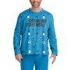 Brand new 👏 Unbranded Men's FOCO Blue Carolina Panthers Ugly Sweater Long Sleeve T-Shirt ✨