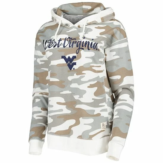 Discount 👍 Unbranded 👩 Women's Pressbox Camo West Virginia Mountaineers San Pablo Pullover Hoodie 👍 - Image 3