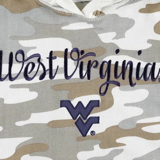 Discount 👍 Unbranded 👩 Women's Pressbox Camo West Virginia Mountaineers San Pablo Pullover Hoodie 👍 - Image 5