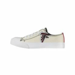 Top 10 ❤️ Unbranded 👩 Women's FOCO Cream Atlanta Falcons Low Top Canvas 👟 Shoes 👍
