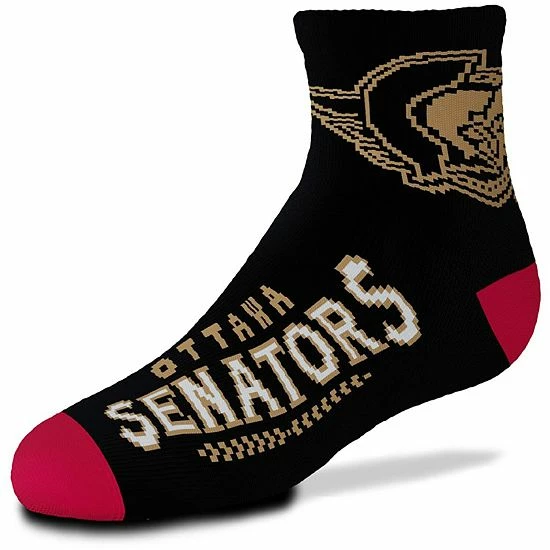 Wholesale 🔔 Unbranded Youth For Bare Feet Ottawa Senators 2-Pack Team Quarter-Length 🧦 Socks 🛒 - Image 3