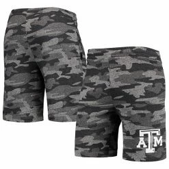 Best Sale 🌟 Unbranded Men's Concepts Sport Charcoal/Gray Texas A&M Aggies Camo Backup Terry Jam Lounge Shorts 🧨