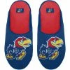 Hot Sale 😍 Unbranded Youth FOCO Kansas Jayhawks Big Logo Colorblock Mesh Slippers 🥰