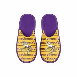 Best reviews of 🌟 Unbranded Youth FOCO Minnesota Vikings Scuff Wordmark Slide Slippers 🔔