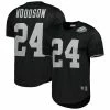 Deals ⌛ Unbranded Men's Mitchell & Ness Charles Woodson Black Oakland Raiders Retired Player Name & Number Mesh Top 😀