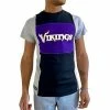 Deals 💯 Unbranded Men's Refried Apparel Heather Black Minnesota Vikings Sustainable Split T-Shirt 🤩