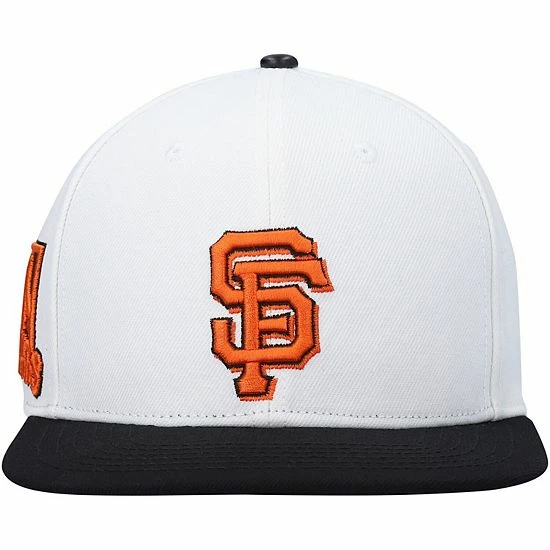 Cheapest ๐ Unbranded Men's Pro Standard White/Black San Francisco Giants Logo Snapback Hat ๐ - Image 3