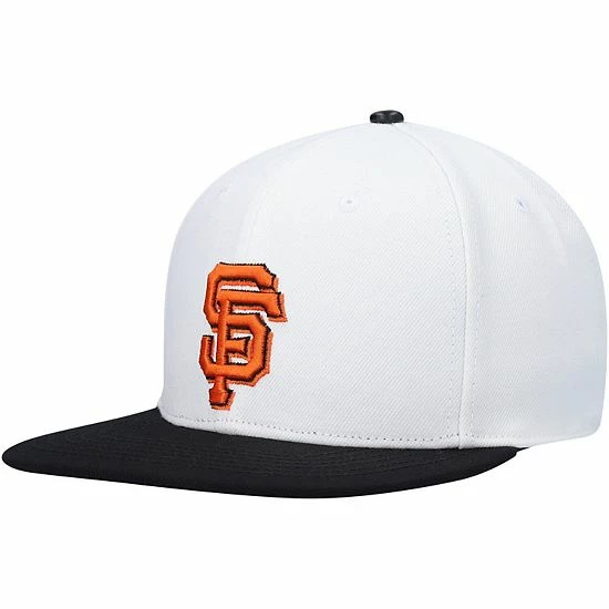 Cheapest ๐ Unbranded Men's Pro Standard White/Black San Francisco Giants Logo Snapback Hat ๐ - Image 4