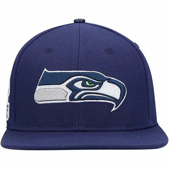 Cheap 🤩 Unbranded Men's Pro Standard College Navy Seattle Seahawks Logo II Snapback Hat 💯 - Image 3