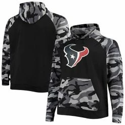 Buy 👍 Unbranded Men's FOCO Black Houston Texans Camo Raglan Pullover Hoodie 😉