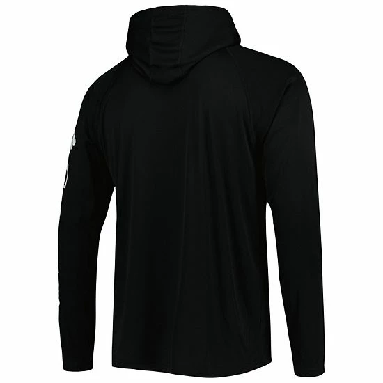 Wholesale ๐งจ Unbranded Men's Columbia Black Atlanta United FC Terminal Tackle Omni-Shade Raglan Pullover Hoodie ๐ - Image 4