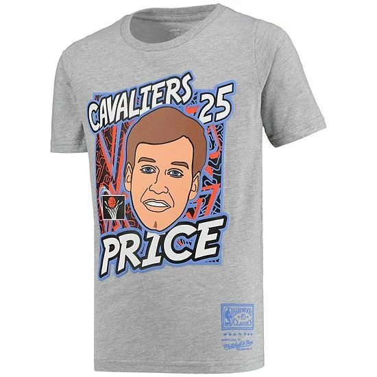 Deals ๐ Unbranded Youth Mitchell & Ness Mark Price Gray Cleveland Cavaliers Hardwood Classics King Of The Court Player T-Shirt ๐ - Image 3