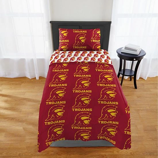 New ๐ Unbranded USC Trojans Twin Comforter Set ๐