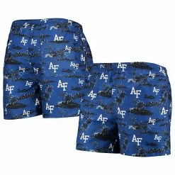 Hot Sale 🛒 Unbranded Men's FOCO Royal Air Force Falcons Island Palm Swim Trunks 🎁