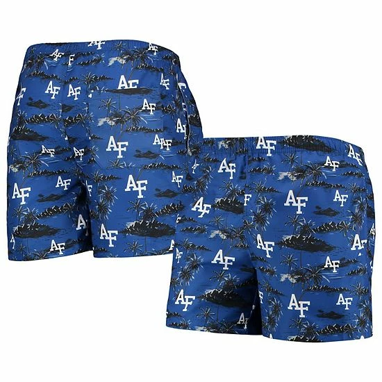 Hot Sale 🛒 Unbranded Men's FOCO Royal Air Force Falcons Island Palm Swim Trunks 🎁 - Image 2