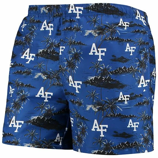 Hot Sale 🛒 Unbranded Men's FOCO Royal Air Force Falcons Island Palm Swim Trunks 🎁 - Image 3