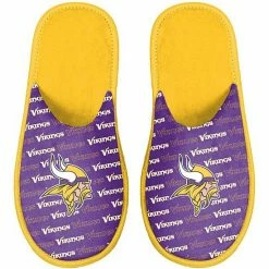 Discount 🧨 Unbranded Youth FOCO Minnesota Vikings Team Scuff Slippers 😉