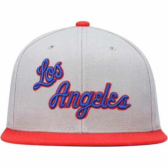 Promo ๐ Unbranded Men's Mitchell & Ness Gray Los Angeles Lakers Hardwood Classics 35th Anniversary Snapback Hat ๐ - Image 3
