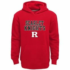 Brand new ⭐ Unbranded Boys 8-20 Rutgers Scarlet Knights Team Slogan Fleece Hoodie ⌛