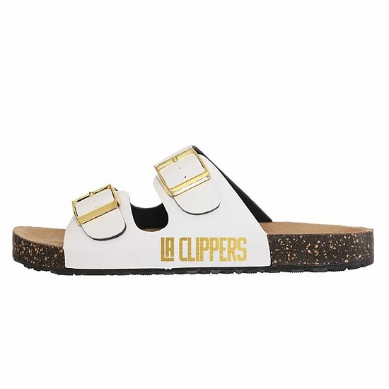 Cheap ❤️ Unbranded 👩 Women's FOCO LA Clippers Double-Buckle 🩴 Sandals 🔔 - Image 3