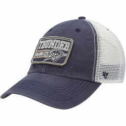 Promo 👏 Unbranded Men's '47 Navy Oklahoma City Thunder Off Ramp Trucker Snapback Hat 🥰