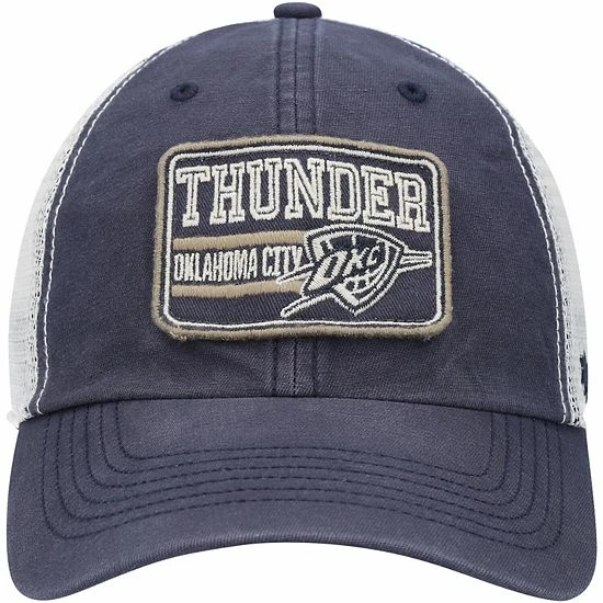 Promo 👏 Unbranded Men's '47 Navy Oklahoma City Thunder Off Ramp Trucker Snapback Hat 🥰 - Image 3