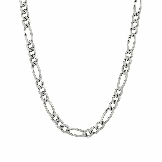 Best Sale 💯 Unbranded Sterling Silver 4.3 Mm Figaro Chain Necklace - 18 In. ❤️
