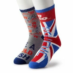 Best Pirce 😉 Unbranded Men's Characters 2-Pack Crew 🧦 Socks Batman 🥰