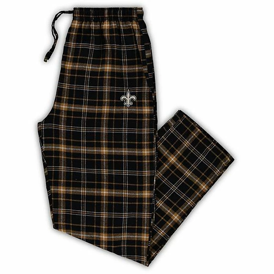 Brand new ✔️ Unbranded Men's Concepts Sport Black/Gold New Orleans Saints Big & Tall Ultimate Pants 🥰