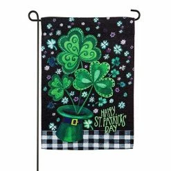 Coupon 🎉 Unbranded Plaid Shamrocks Garden Flag ✔️