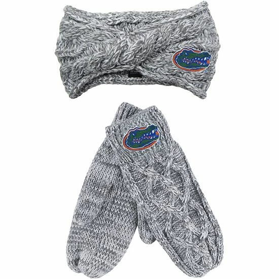 Best deal 💯 Unbranded ZooZatz Gray Florida Gators Headband & Mittens Set 🤩