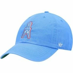 Promo 🧨 Unbranded Men's '47 Light Blue Houston Oilers Legacy Franchise Fitted Hat ✔️