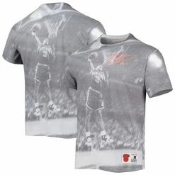 Cheap ✨ Unbranded Men's Mitchell & Ness John Starks Gray New York Knicks Above The Rim Sublimated T-Shirt ⌛