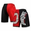 Flash Sale 😍 Unbranded Men's Mitchell & Ness Scarlet/Black Ohio State Buckeyes Big Face 5.0 Fashion Shorts 🔔
